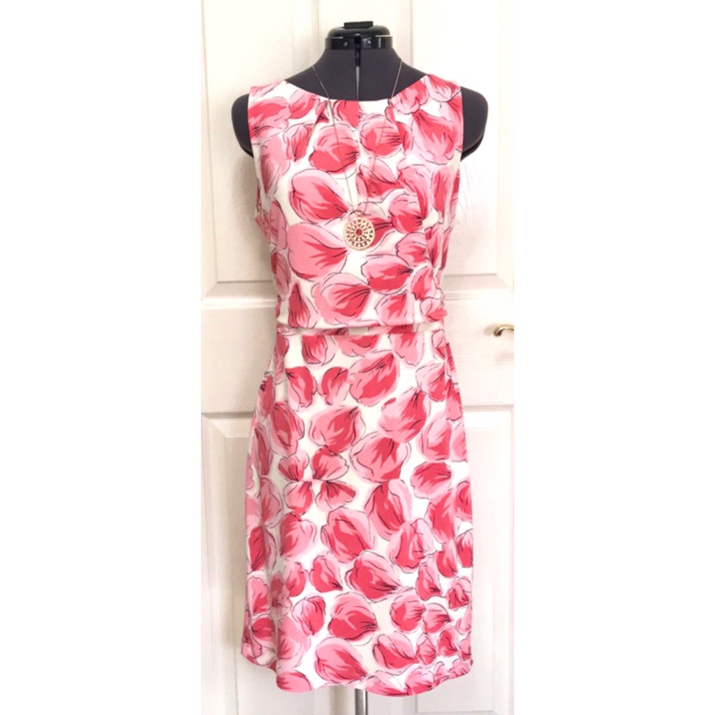 Ann Taylor Rose Petal Sheath Dress
